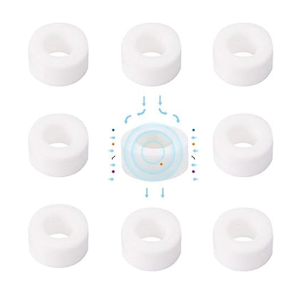 9 Pcs Sink Water Filter, Water Faucet Filter Cartridge Replacements, Faucet Water Filter, Removes Chlorine Fluoride Heavy Metals,Soften Hard Water