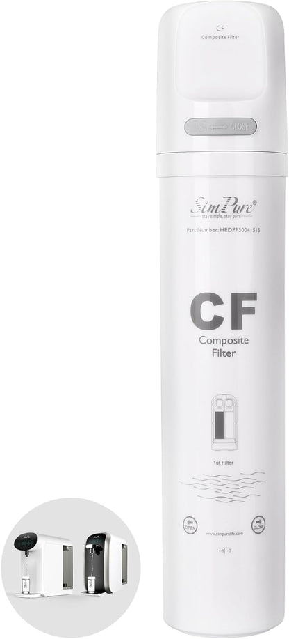 Original SimPure Y7/Y7P Series CF Filter Replacement Cartridge for SimPure Y7, Y7P-W, Y7P-BW, 6 Months Replacement Cartridge (1 Pack)
