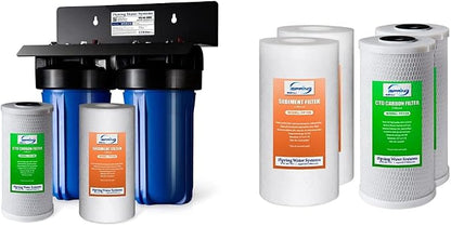 iSpring Whole House Water Filtration System Bundle with Replacement Filters