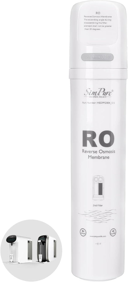 Original SimPure Y7/Y7P Series RO Filter Replacement Cartridge for Y7, Y7P-W, Y7P-BW, 6 Months Replacement Cartridge, 100 GPD, Model Number: SimPure ROULP-2012-100-Y7