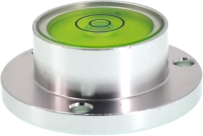 Metal Horizontal Bubble Bull's-Eye Level Universal Horizontal Bubble Flange Water Bubble Level Horizontal Bubble Small Household (30 * 11mm(Green))