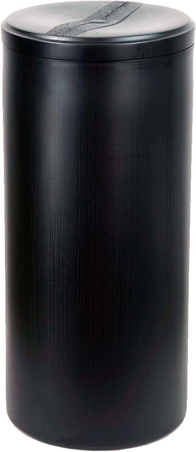AFWFilters Water Softener Salt Tank Brine Tank with Safety Float Assembly Included, Various Sizes and colors available, Fleck Water Softener Tank Replacement (Black, 18x40 Inches Round)