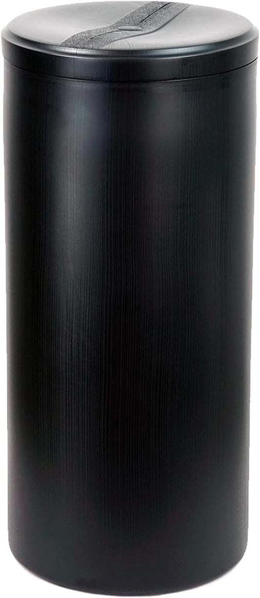 AFWFilters Water Softener Salt Tank Brine Tank with Safety Float Assembly Included, Various Sizes and colors available, Fleck Water Softener Tank Replacement (Black, 18x40 Inches Round)