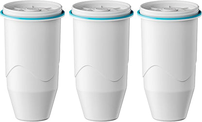 Replacement for Zero Water Pitchers and Dispenser ZR-001, 3 Count | Replacement for ZR-001 ZR-004 ZP-006 ZR-017, Five-Stage Filter System, Reduce Lead, Chromium, PFOA/PFOS by GAMOTH