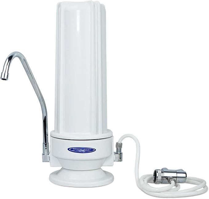 Crystal Quest Single Fluoride Countertop Water Filter System