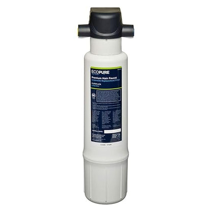 EcoPure EPWPRF Premium Main Faucet Drinking Water Replacement Filter, White, 1 Count (Pack of 1)