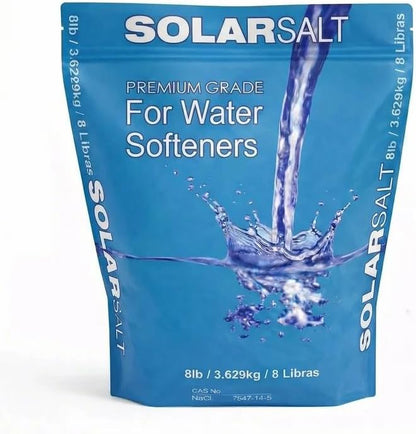 Home and Country All Natural Solar Salt for Water Softener (8 Pounds)