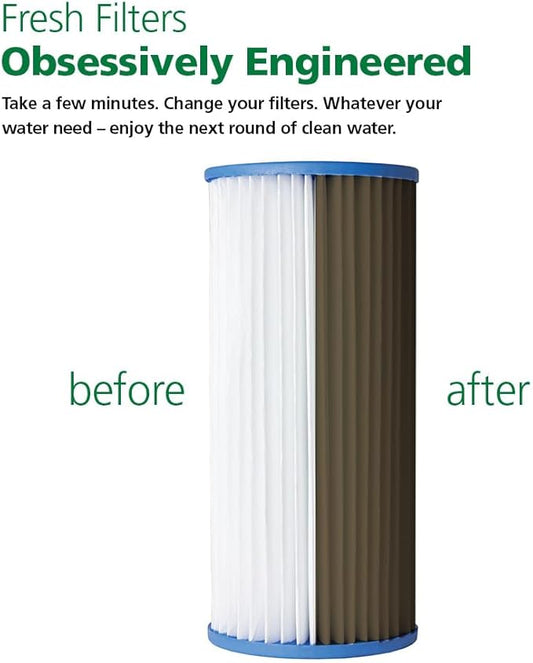 AO Smith 4.5"x10" 40 Micron Sediment Water Filter Replacement Cartridge - For Whole House Filtration Systems - AO-WH-PREL-RPP