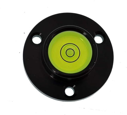 Metal Horizontal Bubble Bull's-Eye Level Universal Horizontal Bubble Flange Water Bubble Level Horizontal Bubble Small Household 34x12mm(Green)