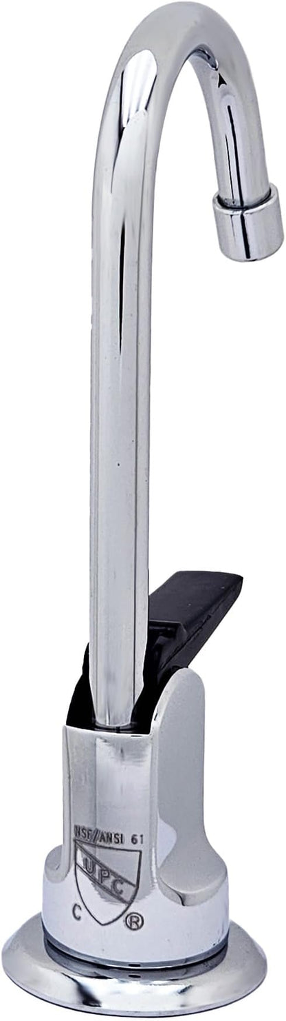 Westbrass R203-NL-26 6" Touch-Flo Style Pure Water Dispenser Faucet, Polished Chroe