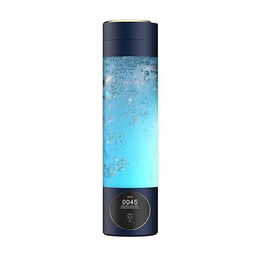 Hydrogen Water Bottle Generator, Outdoor Portable Hydrogen Rich Health Cup, Rechargeable Hydrogen Bottle, Hydrogen Water Ionizer Machine for Home Office Exercise Travel