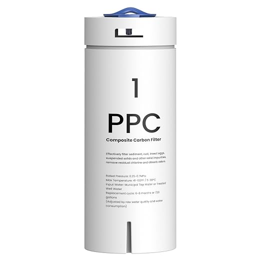 GLACIER FRESH PPC Filter Replacement Filter Replacement for GFU03 Reverse Osmosis System