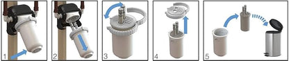 EcoPure EPWHEF Whole Home Replacement Filter, White