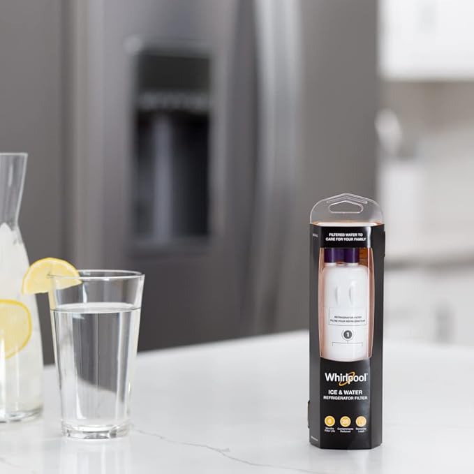 Whirlpool® Refrigerator Ice and Water Filter 1 - WHR1RXD1,-Pack,Purple,(Pack of 2)