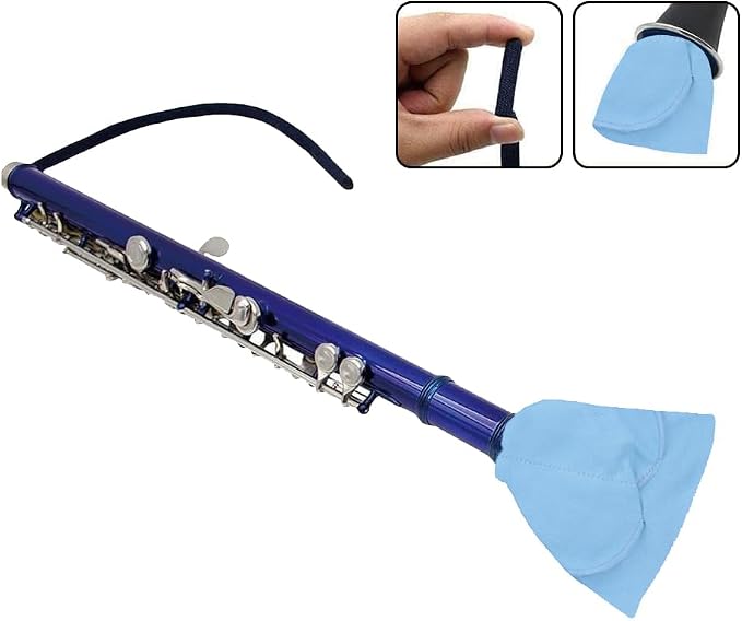 Saxophone Cleaning Kit, Care Set Including Three Dimensional Clean Swab Cloth Mouthpiece Brush Maintenance Cleaner Accessories for Alto Sax Trumpet Tenor Clarinet Flute and Wind Woodwind Instrument