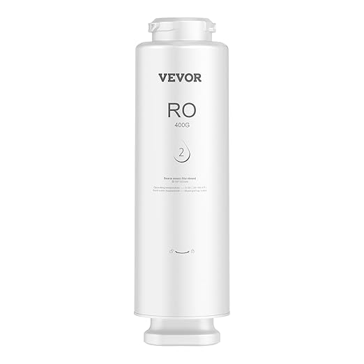 VEVOR Reverse Osmosis Filter, 9-Layers RO Water Filter Replacement, Compatible with SS-001 400GPD Under Sink Water Filter, 24 Months Reverse Osmosis Filter Cartridge, Reduces Lead, Chlorine, Rust