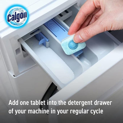 Calgon Powerball Water Softener Tablets, 585g, Limescale Prevention (45 Tablets), Unscented