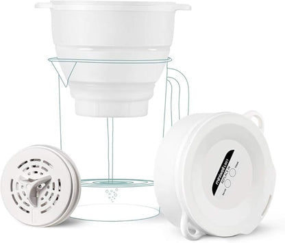 miniwell Filtration System- Water Camping Filter with Replaceable Filter - for Hiking Purification- Remove Chlorine,Sediments, BPA Free- Emergency