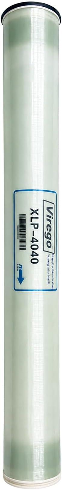 XLP-4040, XLP 4040 Membrane for Extreme Low Pressure Commercial Membrane, Salt Rejection 99%, 2300GPD, TDS≤1000ppm, 4040 XLP Membrane Good for Municipal Tap Water/Low-TDS Groundwater