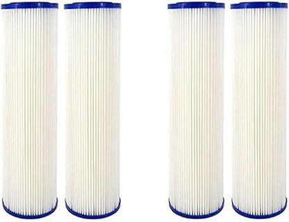 CFS – Whole House Water Filter Cartridges Compatible with EQ-304-20, EQ-PFC.35 Models – Removes Bad Taste and Odor – Replacement Filter Cartridge (4 Pack - Pleated Filter)