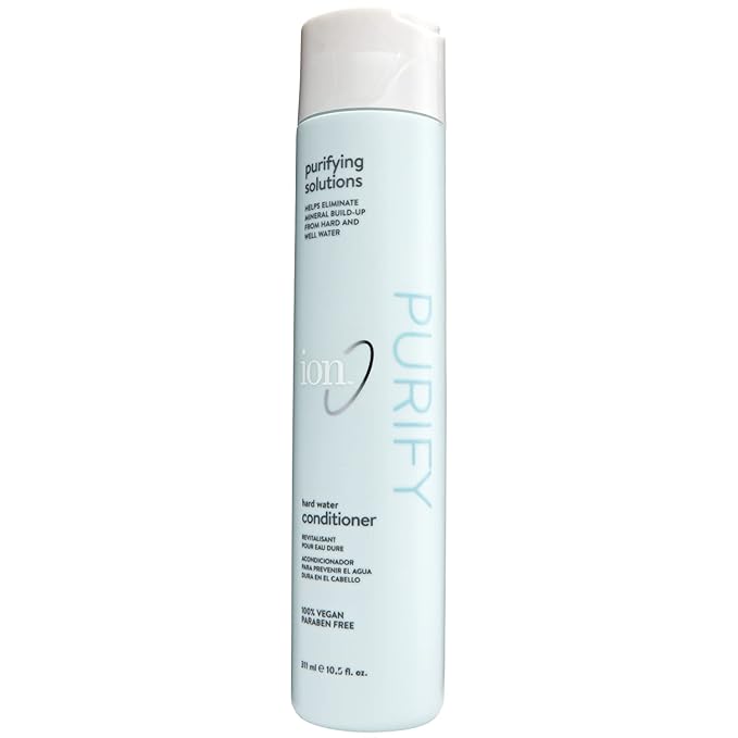 ion Hard Water Conditioner, Lightweight, Prevents Hard Water BuildUp, Adds Shine and Moisture, Vegan