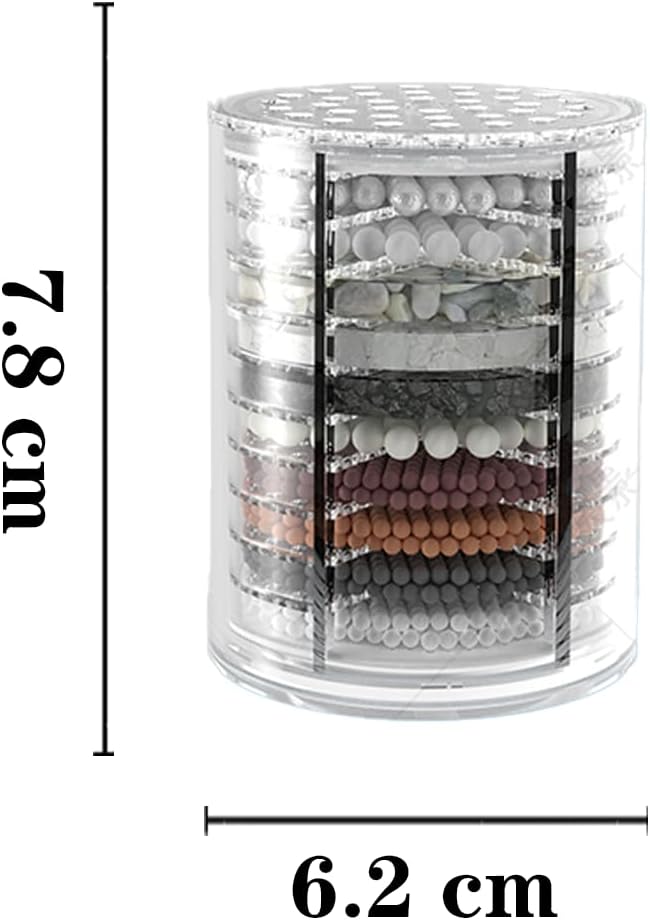 Shower Filter Cartridge，12-Layer Multifunctional High-Efficiency Water， 99% Removal for Hard Water, Chlorine, Dirt, odor and more