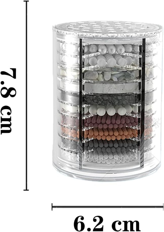Shower Filter Cartridge，12-Layer Multifunctional High-Efficiency Water， 99% Removal for Hard Water, Chlorine, Dirt, odor and more