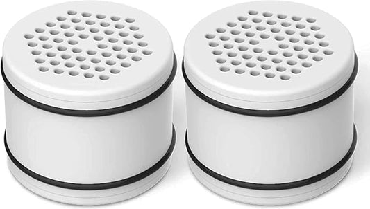 Waterspecialist WHR-140 Shower Filter Replacement Cartridge for Culligan® WHR-140, WSH-C125, ISH-100, HSH-C135, Shower Head Water Filter, with Advanced KDF Filtration Material, Pack of 2