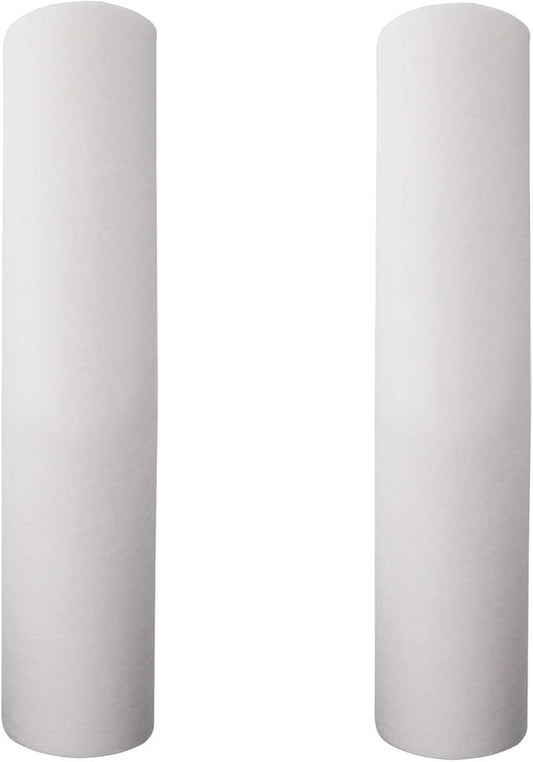 Tier1 50 Micron 20x4.5 Water Filter | Spun Wound Polypropylene Whole House Water Pre-Filter Cartridge | Replacement for Hydronix SDC-45-2050, P50-20BB | 4.5 x 20 Sediment Water Filter (2-Pack)