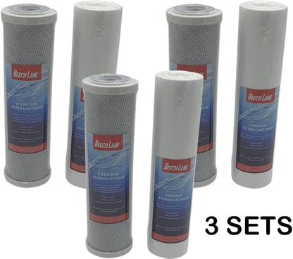 Beech Lane External RV Dual Water Replacement Filters - 3 Sets
