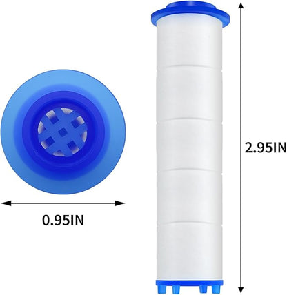 20 Pack Shower Filter Shower Head Filter PP Cotton Filter Handheld, Filter Replacement Filter Tool Suitable for Various Specifications of Shower Heads (2.95 inches)