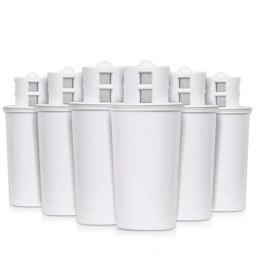 Crystal Quest Standard/SMART Water Filter Pitcher Cartridge – Advanced Filtration for Clean, Healthy Water, Removes Contaminants, Long-Lasting, Easy Installation, 2,000 Gallons [Pack of 6]