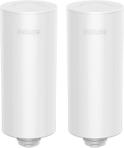 PHILIPS 2 Pack Plus Filter Cartridges ADD566, Replacement Filter Cartridges for Instant Water Filter Pitcher ADD5902 ADD5903 ADD5912 ADD5913,Reduces 46 impurities & 99% of Lead,1 Filter for 3 Months