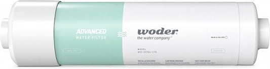 Compact Inline Water Filter, Fridge & Ice Maker, Removes PFAS & Lead | 10.25in Compact Size, Fits Behind Fridges & Tight Cabinets, 1/4in JG Fittings, WQA Certified, US Made, 1-Yr Warranty