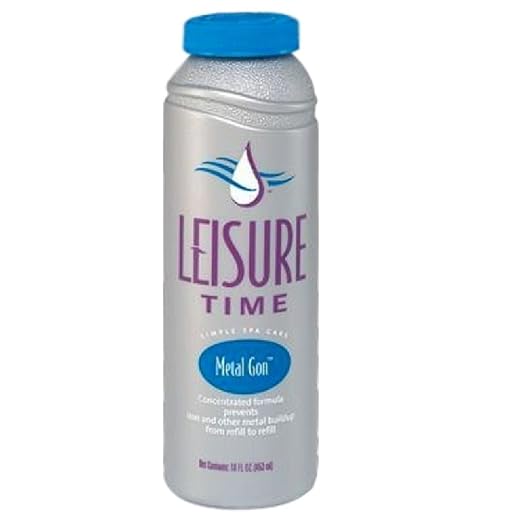LEISURE TIME Spa Test Strips for Chlorine & Bromine with Metal Gon Protection for Spas and Hot Tubs, 16 fl oz