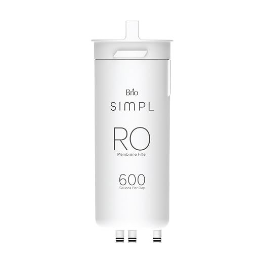 Brio RPFTROM600RO RO Replacement Membrane Filter for Brio SIMPL TROM600STD Reverse Osmosis Filtration System