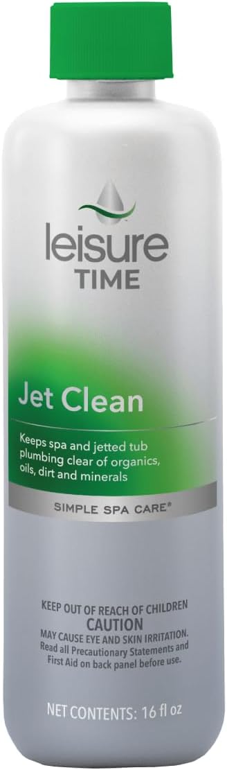 Leisure Time 45450A Jet Clean Spa Cleaner for Spas and Hot Tubs, 1-Pint