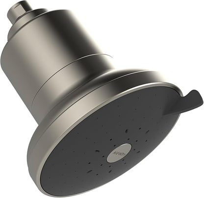 AquaTru Shower - Advanced Shower Filter Removes Impurities from Hard Water to Support Healthy Skin, Scalp, Hair, Reduce Breakage, and Enhance Your Beauty and Self-Care Routine (Brushed Nickel)