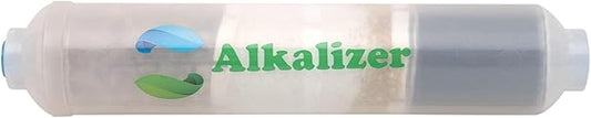 10-Inch Ultima Alkalizer, Universal Alkaline Post Filter Replacement for Reverse Osmosis RO Under Sink Water Filter System, Alkaline Water Ionizer to Increase Water pH