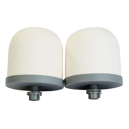 Huining Ceramic Dome Water Filter with Coconut Shell Activated Carbon, for Pre-Filtration Unit Filter Media Replacement 0.15 to 0.5 Micron Household Water Bucket Filtration System Pitcher