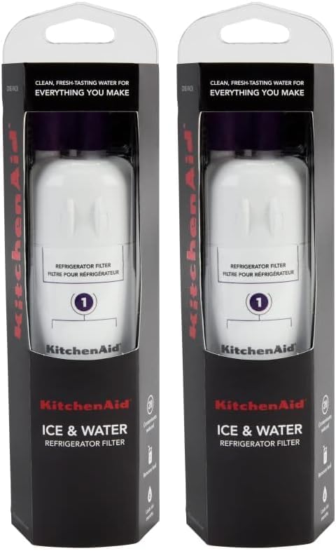 KitchenAid® Refrigerator Ice and Water Filter 1 - KAD1RXD1, Single-Pack, Purple (Pack of 2)