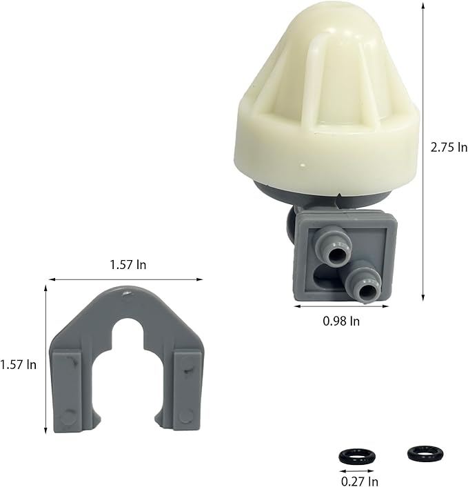 7187065 Water Softener Nozzle Venturi Assembly Replacement for 7214969 7165704 7238450 WS15X10027