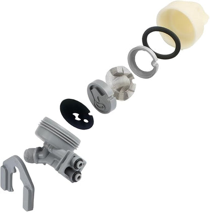 Water Softener Nozzle and Venturi Assembly Venturi Nozzle Assembly Kit Compatible with Whirlpool Kenmore Morton Rheem Replace#: 7187065 WS15X10027