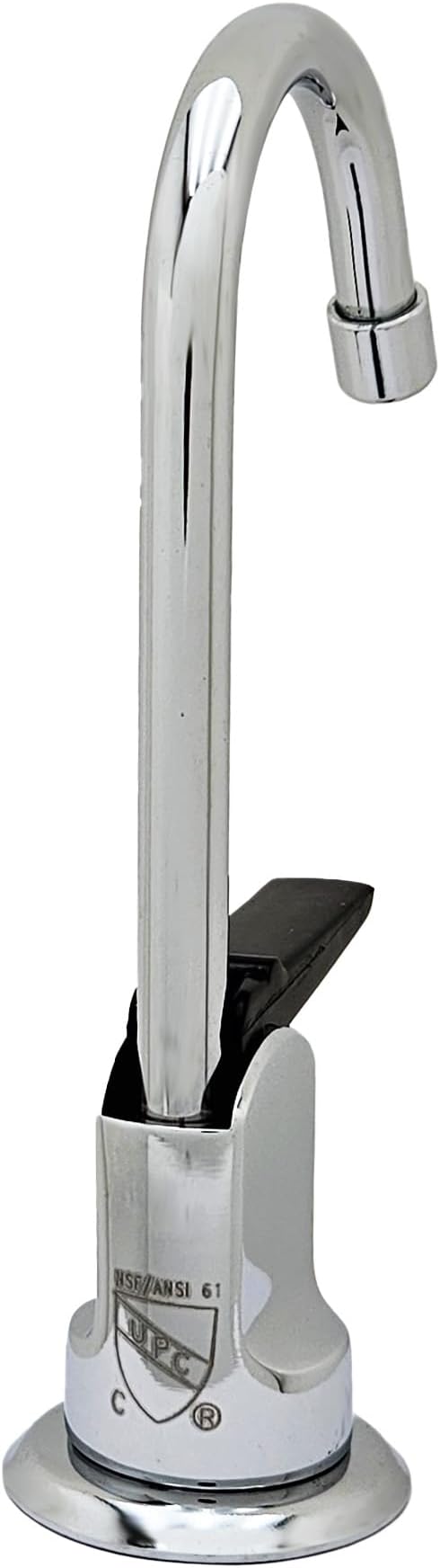 Westbrass R203-NL-05 Touch-Flo Style 6 in. Pure Water Dispenser, Polished Nickel