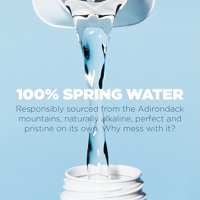 JUST Water, Premium Pure Still Spring Water in an Eco-Friendly BPA Free Plant-Based Bottle - Naturally Alkaline, High 8.0 pH - Fully Recyclable Boxed Carton, 16.9 Fl Oz (Pack of 12)