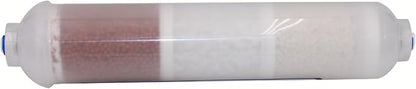 PureT Alkaline Remineralization RO Filter, 2"x10", 1/4" EZ Connect | NSF certified, raises pH, adds calcium & magnesium - RO system mineral enrichment - Homeowners upgrading RO water