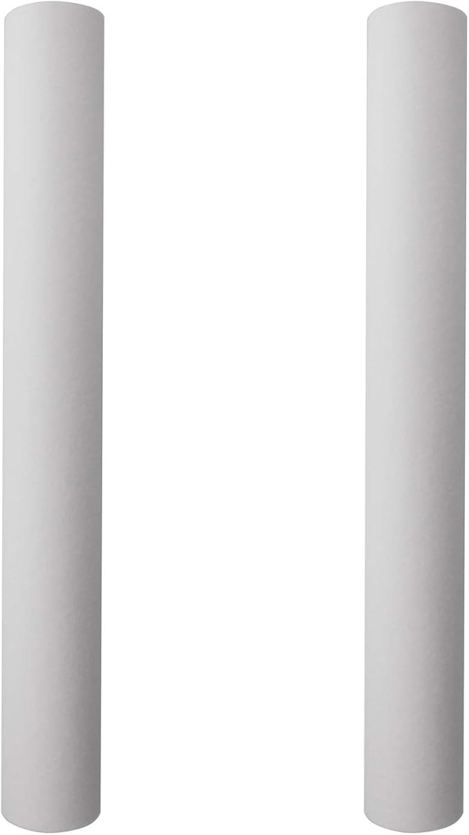 Tier1 50 Micron 20x2.5 Water Filter | Spun Wound Polypropylene Whole House Water Pre-Filter Cartridge | Replacement for Hydronix SDC-25-2050, FPMB50-20 | 2.5 x 20 Sediment Water Filter (2-Pack)