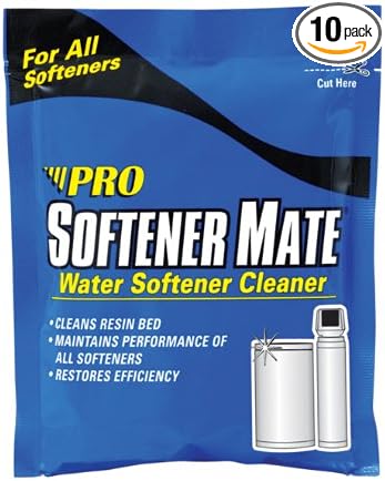 10 pk Pro Products Softener Mate All Purpose Water Softener Cleaner 4 oz Bag Bottle Treatment Chemical