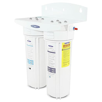 Fluoride Under Sink Water Filter System | Double | Crystal Quest