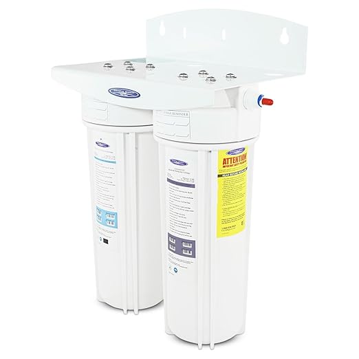 Fluoride Under Sink Water Filter System | Double | Crystal Quest